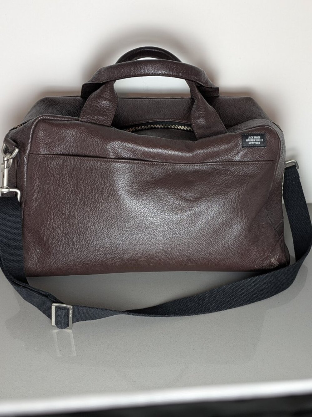 Men's Brown Jack Spade Project Bag Non Leather